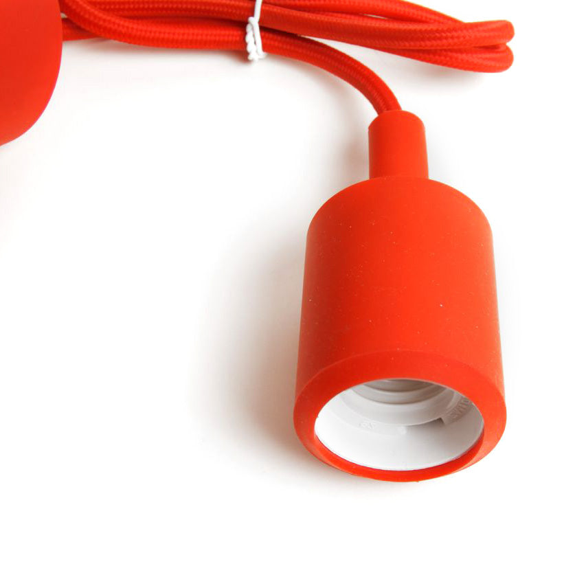 Lámpara colgante D100 rojo