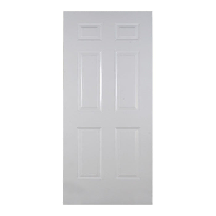 Puerta 3' x 7' metal 6 PANELES blanca