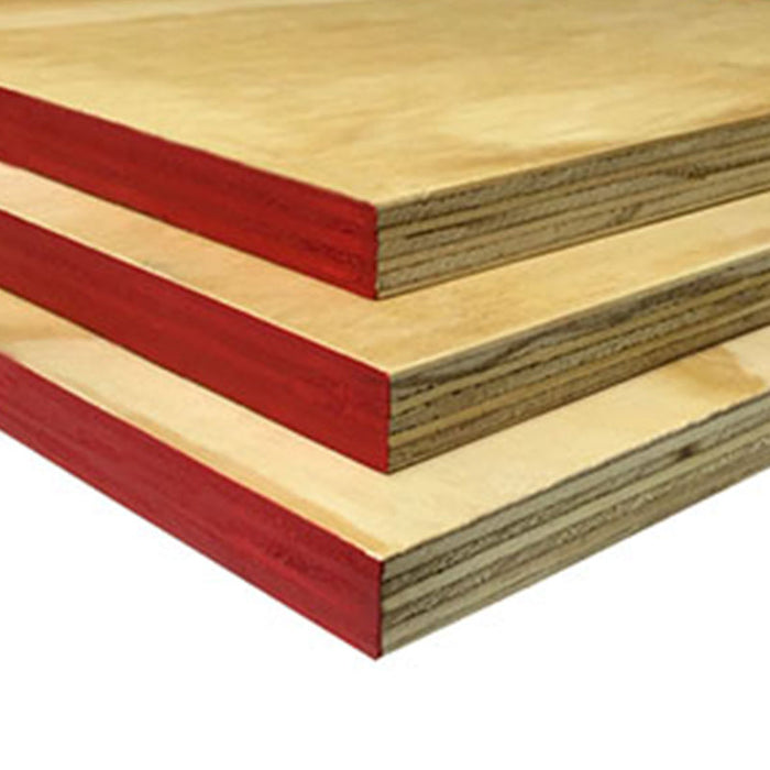 Lámina de Plywood Marino Pino / Rojo 3/4" x 4' x 8'